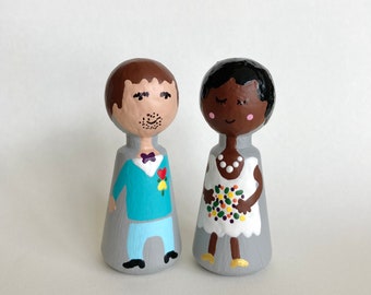 Figuras de boda de Martina y Vilfrid / idea de regalo para los novios