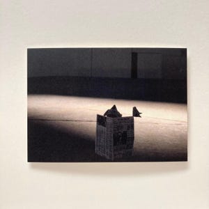 1 Postkarte / Grußkarte "Der Zeitungsleser"
