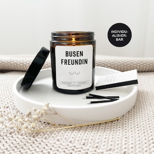 Funny candle in a glass &quot;Bosom Friend&quot; personalized gift best friend with saying // Birthday gift and souvenir