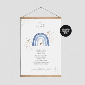 Godparent letter baptism Rainbow gift baptism godchild personalized godparent certificate and baptism gift boy baptism letter PDF image 3