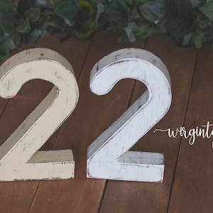 Handcrafted Wooden Number 2 Prop – Cake Smash, Baby 2nd Birthday, Photography Prop, Studio Decor, Handmade Photo Prop