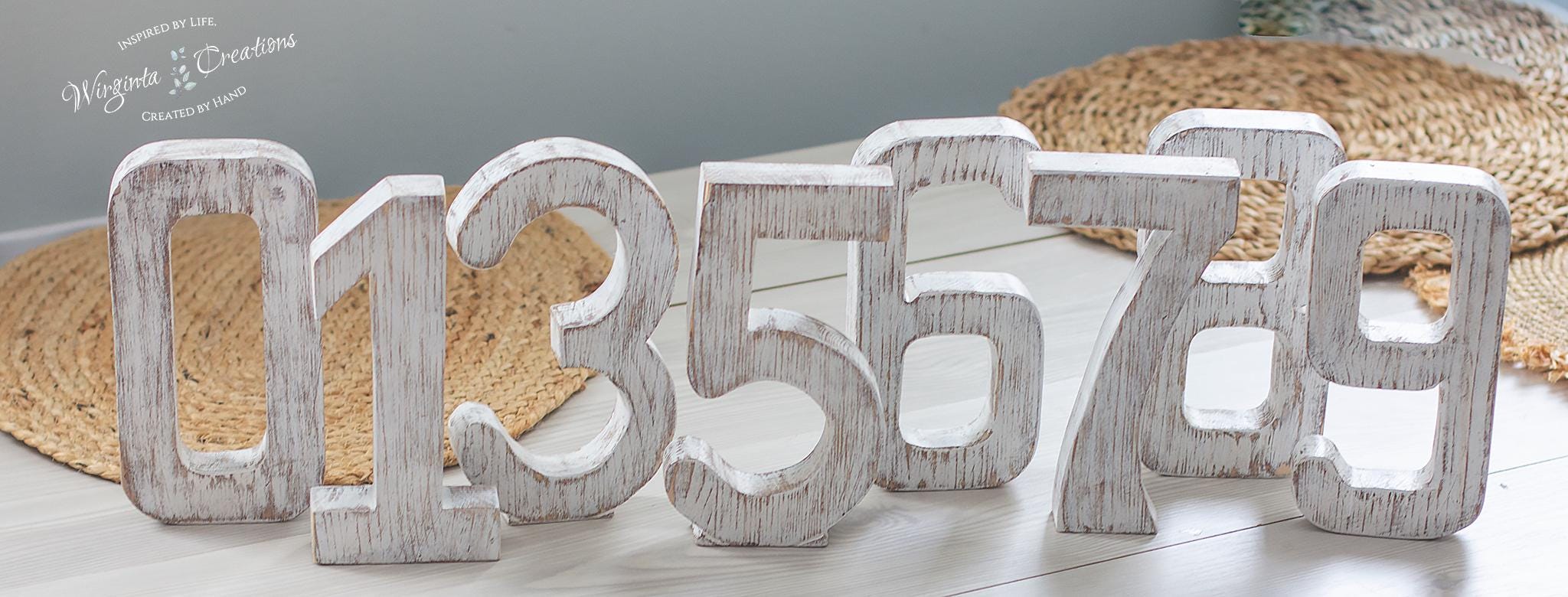 Wooden Numbers: Photo Props, Cake Smash, Milestone Decor, Birthday
