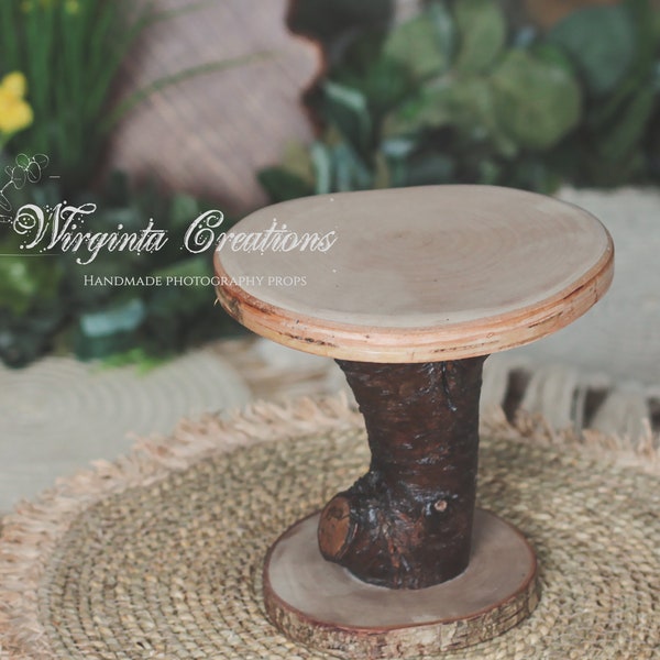 Handmade Natural Wood Cake Stand | Cake Smash | Unique Rustic | Woodlands Theme