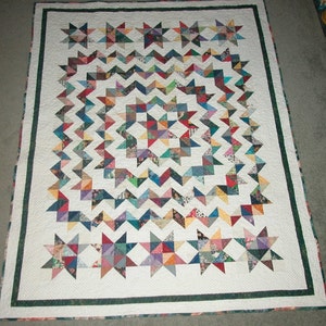 Carpenter Star Scrappy Quilt Pattern von Jean MaDan
