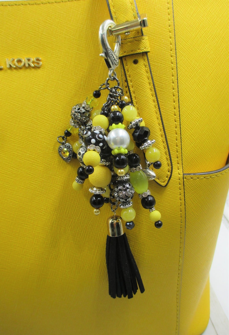 Beaded purse enhancers The Perfect Gift Purse enhancers Purse charms Pittsburgh Steelers Purse decorations Purse Bling for your purse
