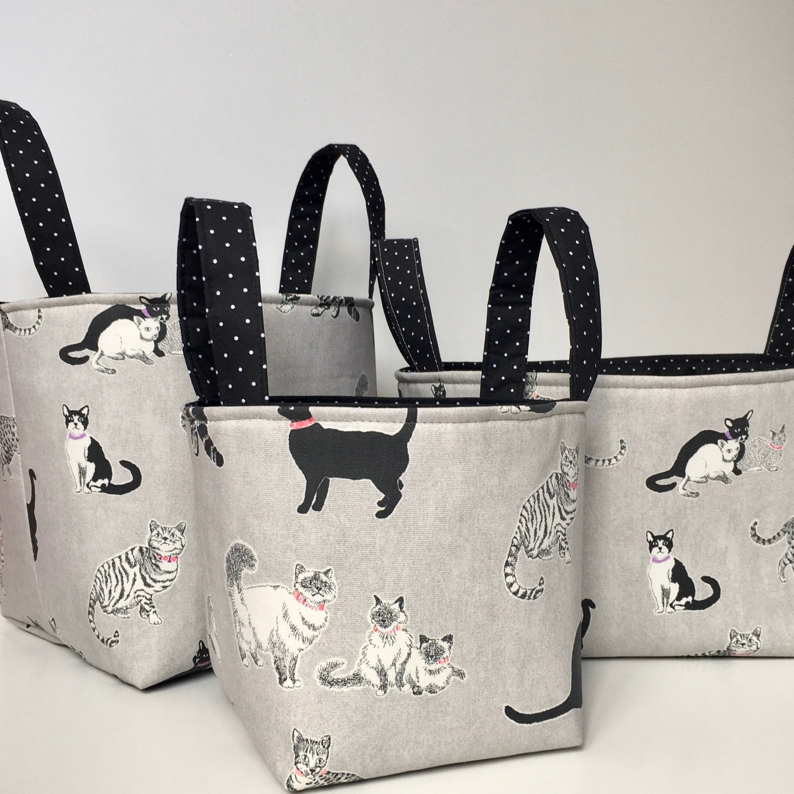 Knitting or Crochet Project Basket