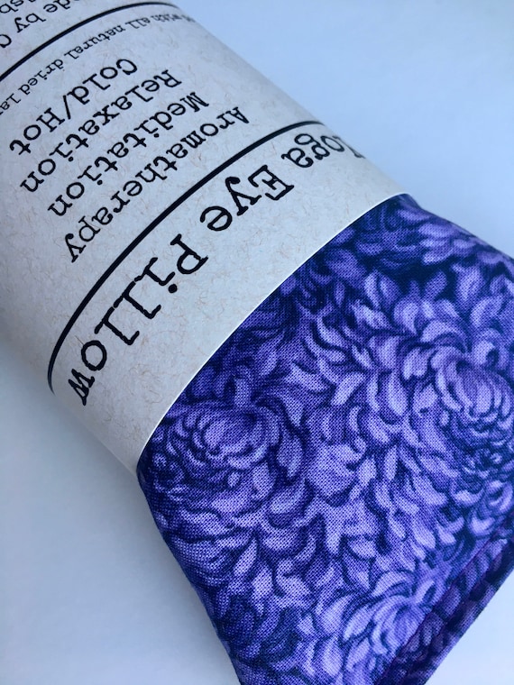 Aromatherapy Lavender Weighted Eye Pillow For Spa And Etsy