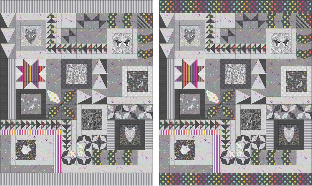irojikake イロジカケ PATCHWORK TOPS アイスグレー irojikake イロジカケ PATCHWORK TOPS アイスグレー irojikake