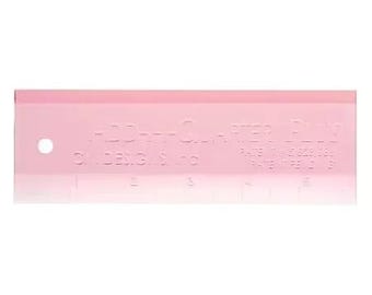 Add A-Quarter Ruler Plus Pink 6in