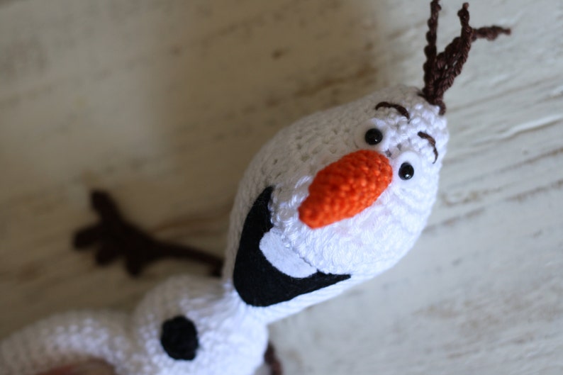 Olaf Crochet Pattern From Frozen About 10 Inches Tall Etsy