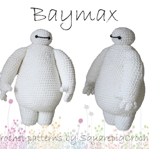 Baymax crochet pattern from Big Hero 6! About 10 inches tall