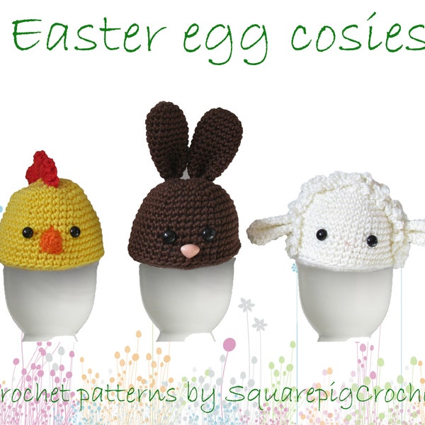 Easter egg cosies crochet pattern