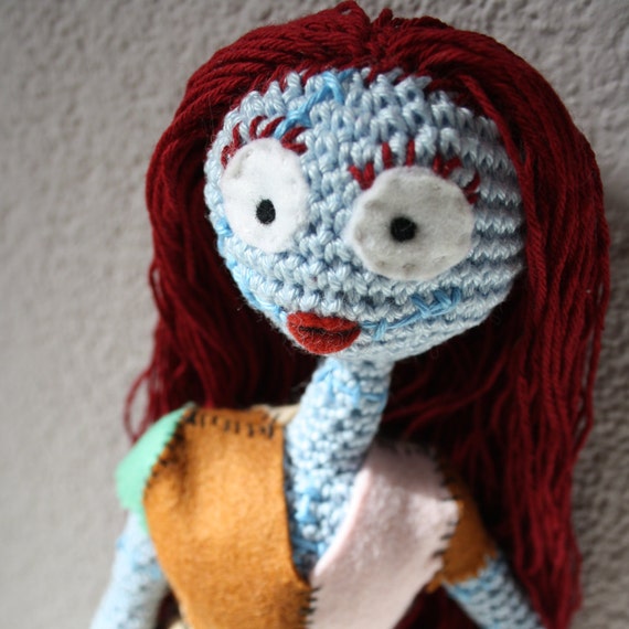 Sally Crochet Pattern 14'' Inch, Ready for Halloween and Chrismas