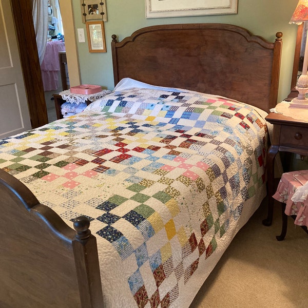 Full Queen Size Vintage Quilt PRICE REDUCED