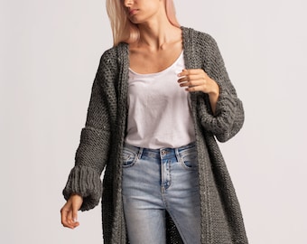 Ankle length clearance cardigan
