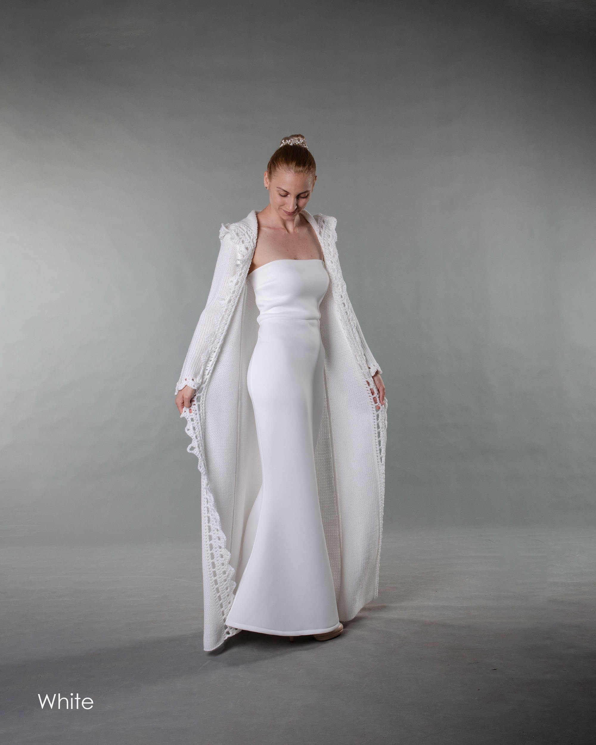 Long bridal coat hotsell