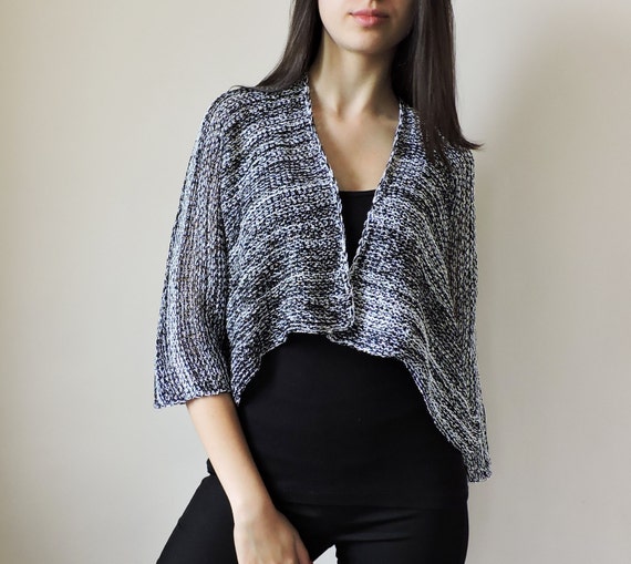 Short top sweater shrug
