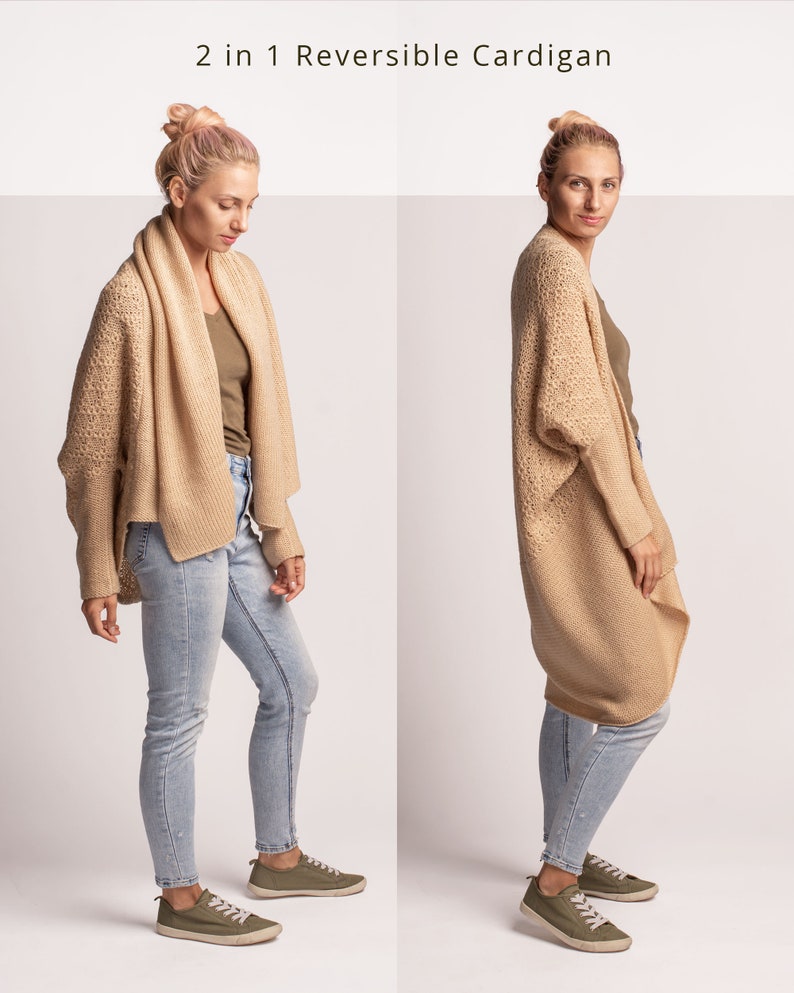 chunky cocoon cardigan