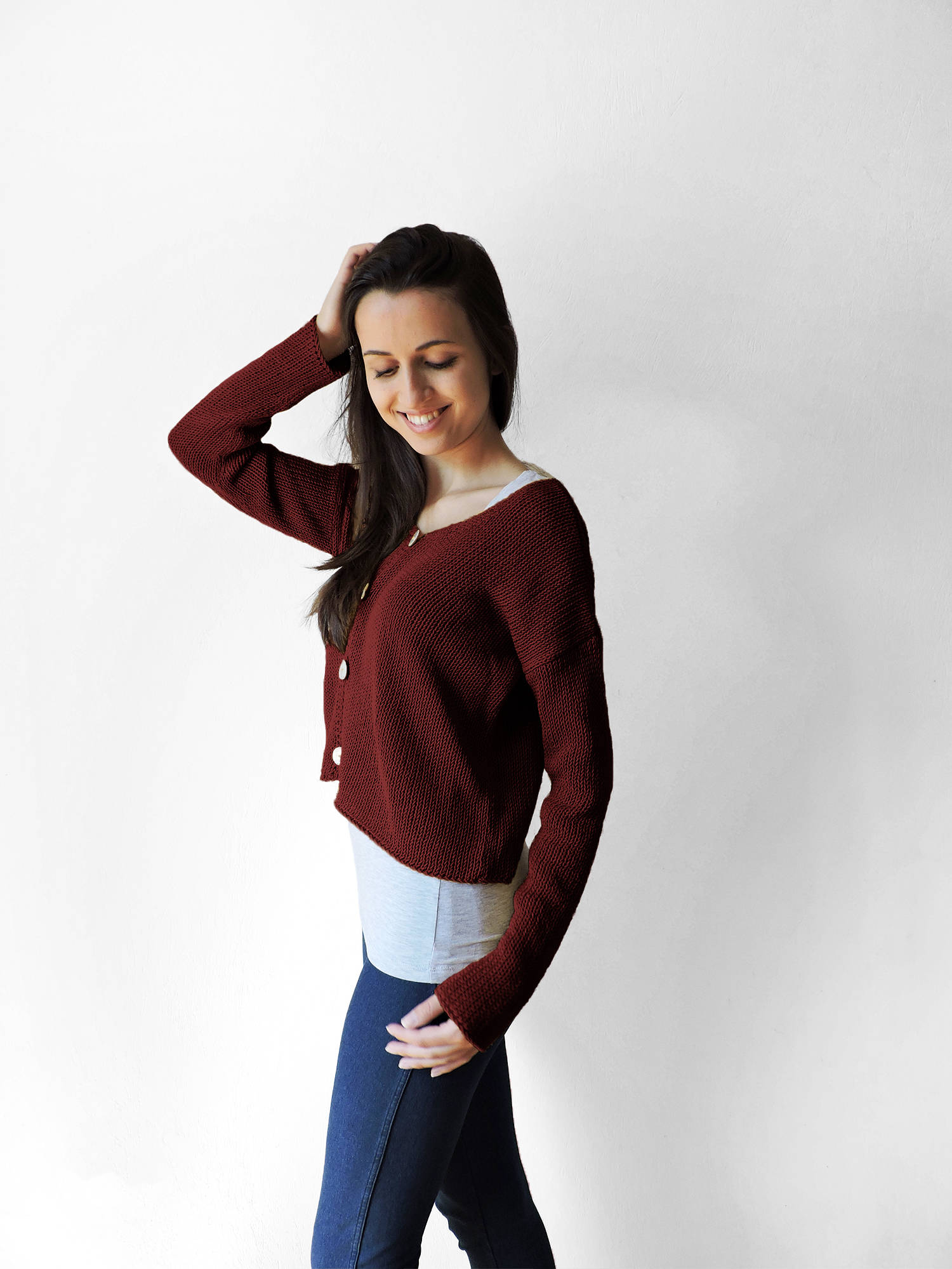 Hand Кnitted Sweater Women Sweater 