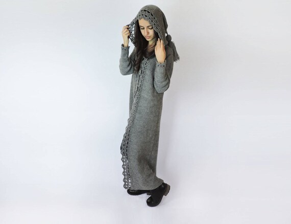 womens grey cardigan with hood dresses