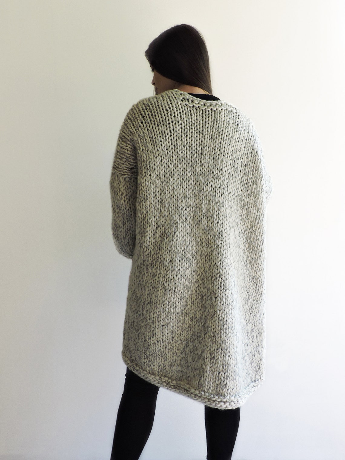 Plus Size Sweater Coat Women Knit Coat Wool Knit Cardigan | Etsy