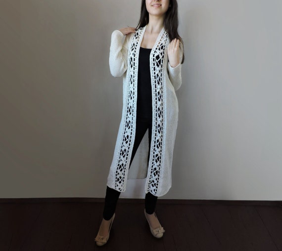 extra long sweater cardigan