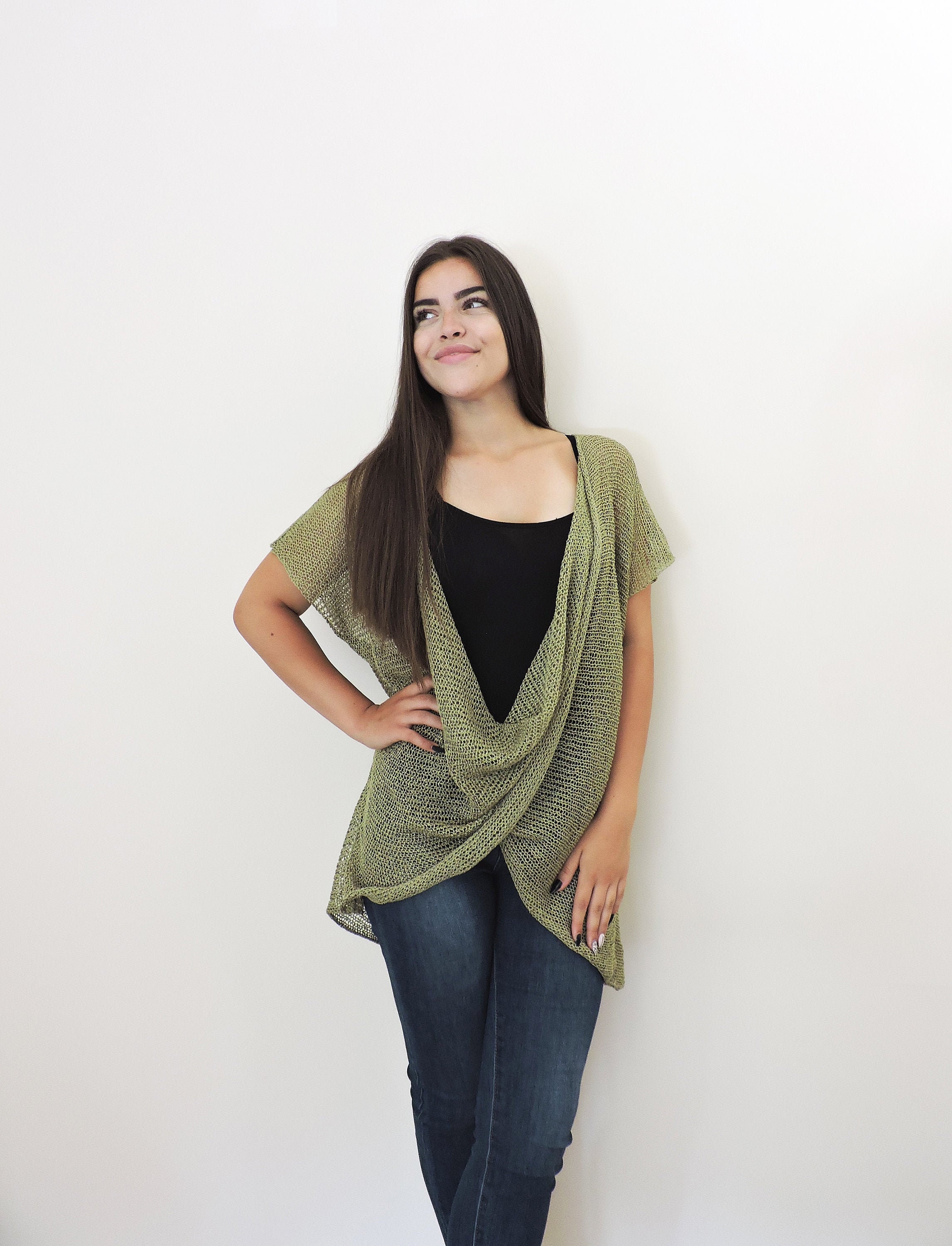 Criss Cross Sweater - Etsy