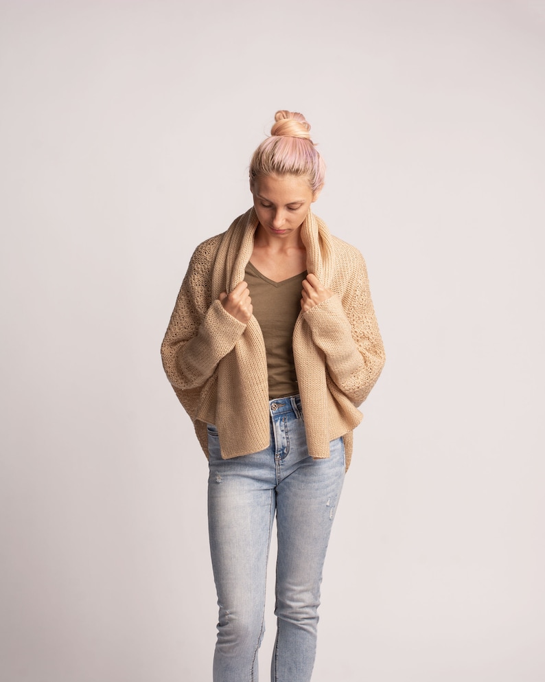 chunky cocoon cardigan