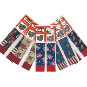 Americans  - BagFlags - USA - Luggage Tags - Handmade