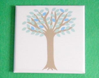 Art Magnet Fridge Refrigerator, Fun, Cute, Summer Tree, Nature, Decor, Organization, Wedding Favors, Party Favors, School Locker