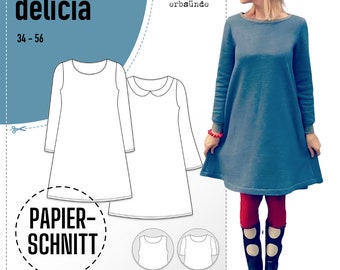 Robe, chemise, haut pour femme découpé en papier en ligne A DELICIA (34-56)