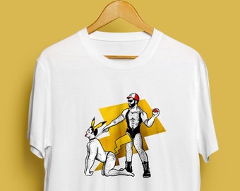 Electric Kink Tee — gay anime art shirt