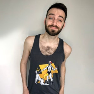 Electric Kink Tank Top gay anime art shirt image 2