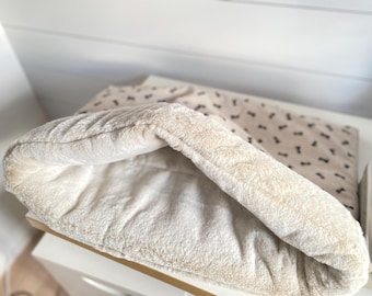Padded snuggle sleep sack with luxury lining