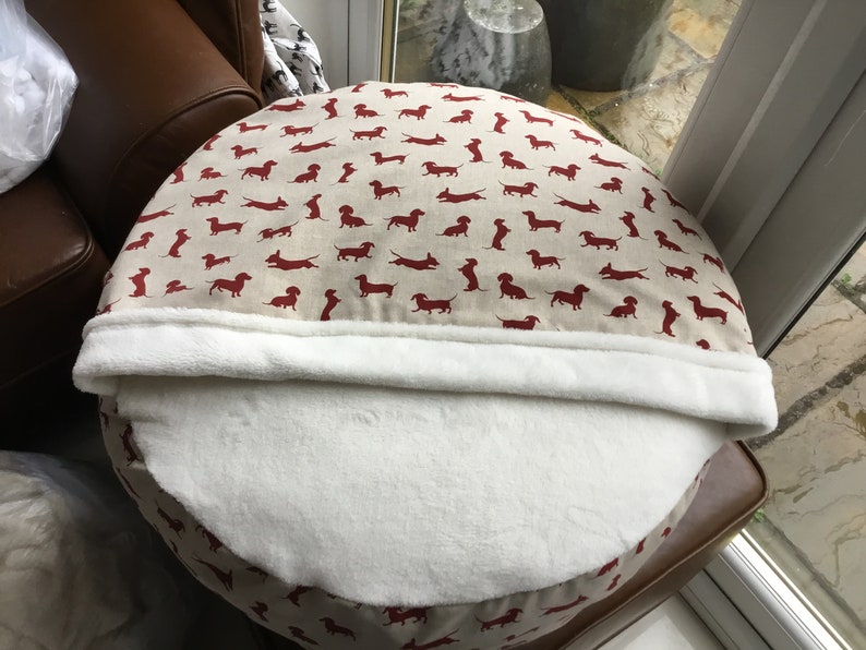 Luxury cave bed snuggle bed dachshund bed dog bed Etsy