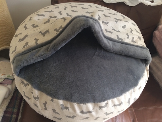 Luxury Dachshund Snuggle Bed: Custom Made Dog Bed