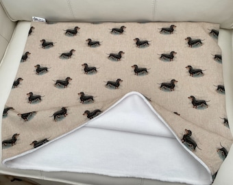 Luxury Snuggle sack, sleeping bag, pet, cat, dog, dachshund fabric sausage dog