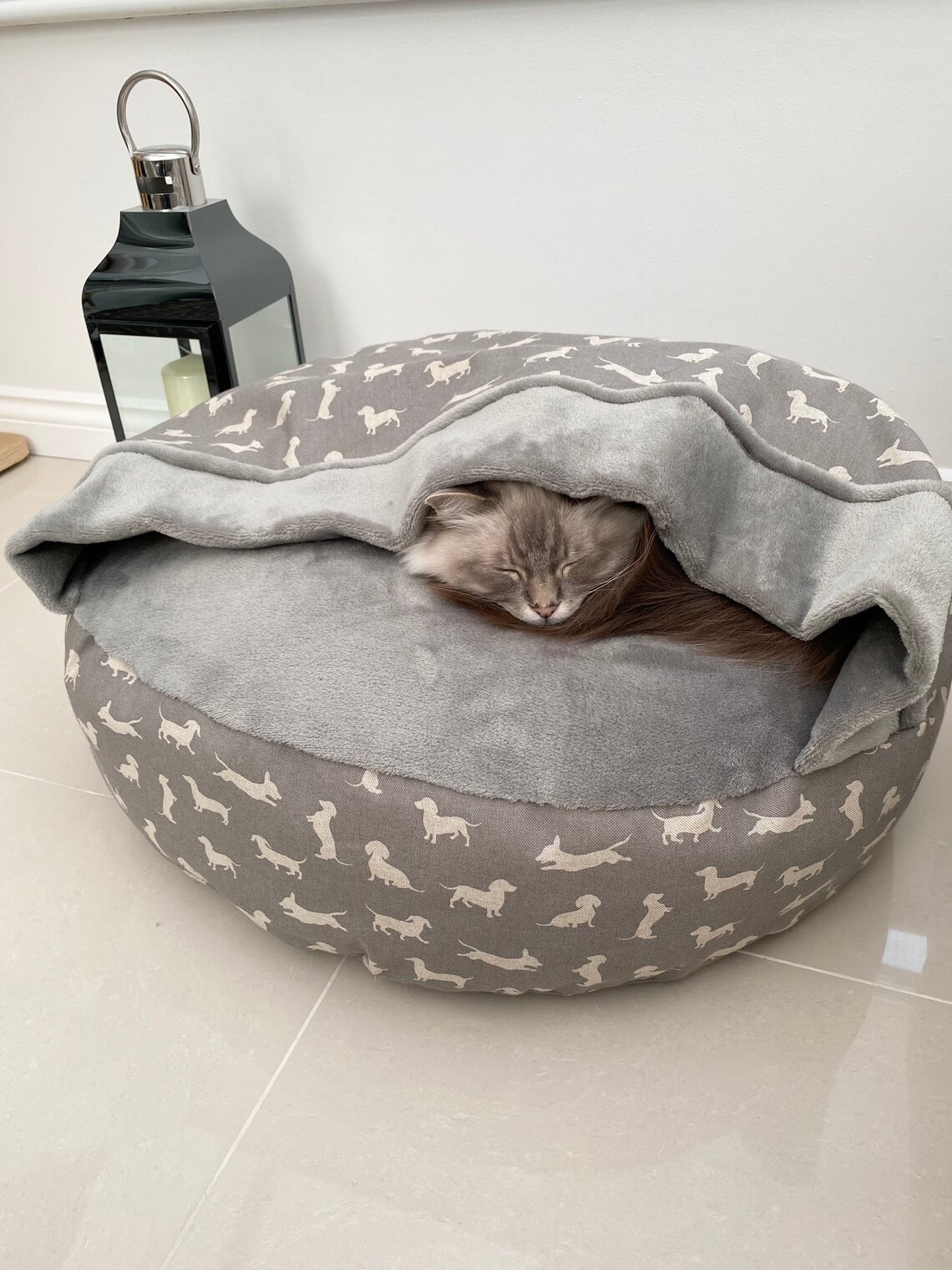 Luxury Cave Bed Snuggle Top Bed Dachshund Bed Dog Bed Etsy UK