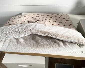 Padded snuggle sleep sack with luxury lining