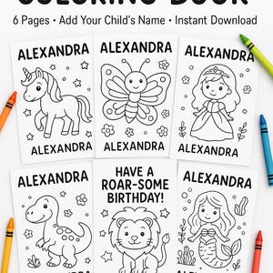 Personalisiertes Kinder Malbuch