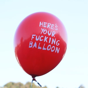 Geburtstagsgeschenk 12 Geburtstagsgeschenk KFC-Colonel Mehrere Luftballons Wandkunst Junk Food Humor Party Rude schimpfend