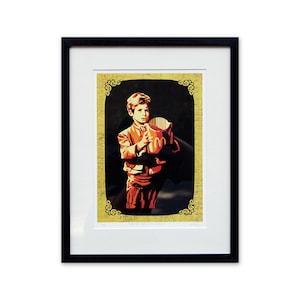 Please Sir, I&#39;m Hooked - Giclee edition - Oliver Twist holding McDonalds Fries A2 -Fast Food Art Print Unframed Logo KFC Film