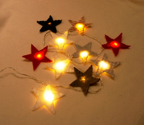 string lights in nursery