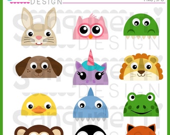 animal tails animal clipart tails clipart shark clipart etsy