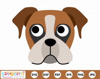 Download Boxer dog svg | Etsy