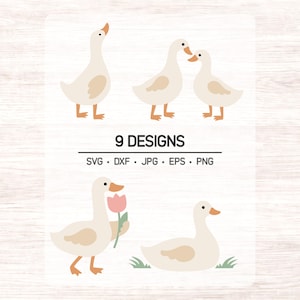 Spring Goose SVG Bundle