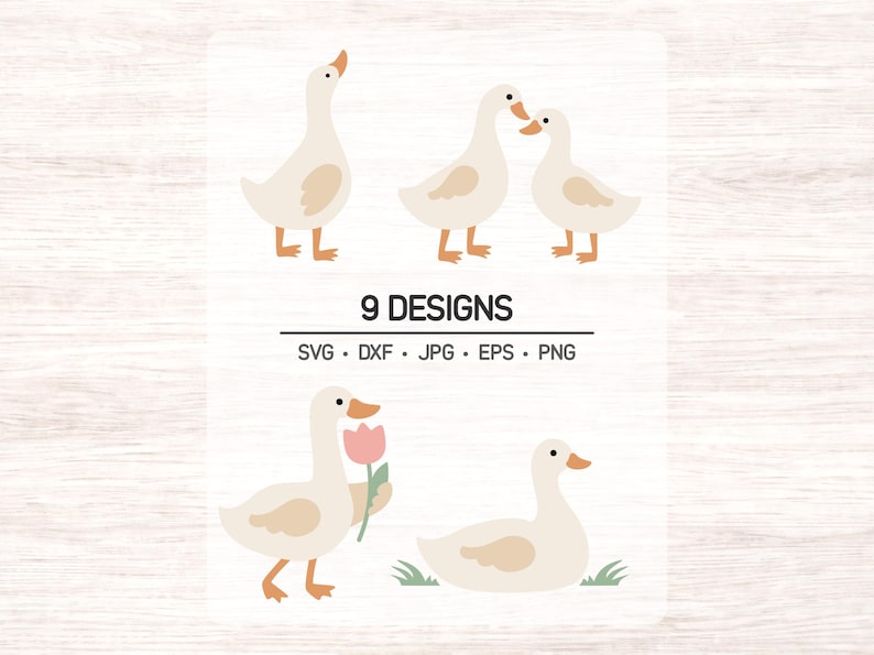 Spring Goose SVG Bundle