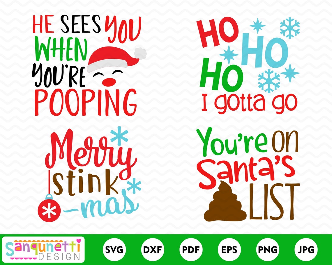Christmas Toilet Paper Bundle SVG Gag Gift Cut File for Etsy