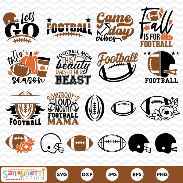 Football SVG Bundle | Football clipart