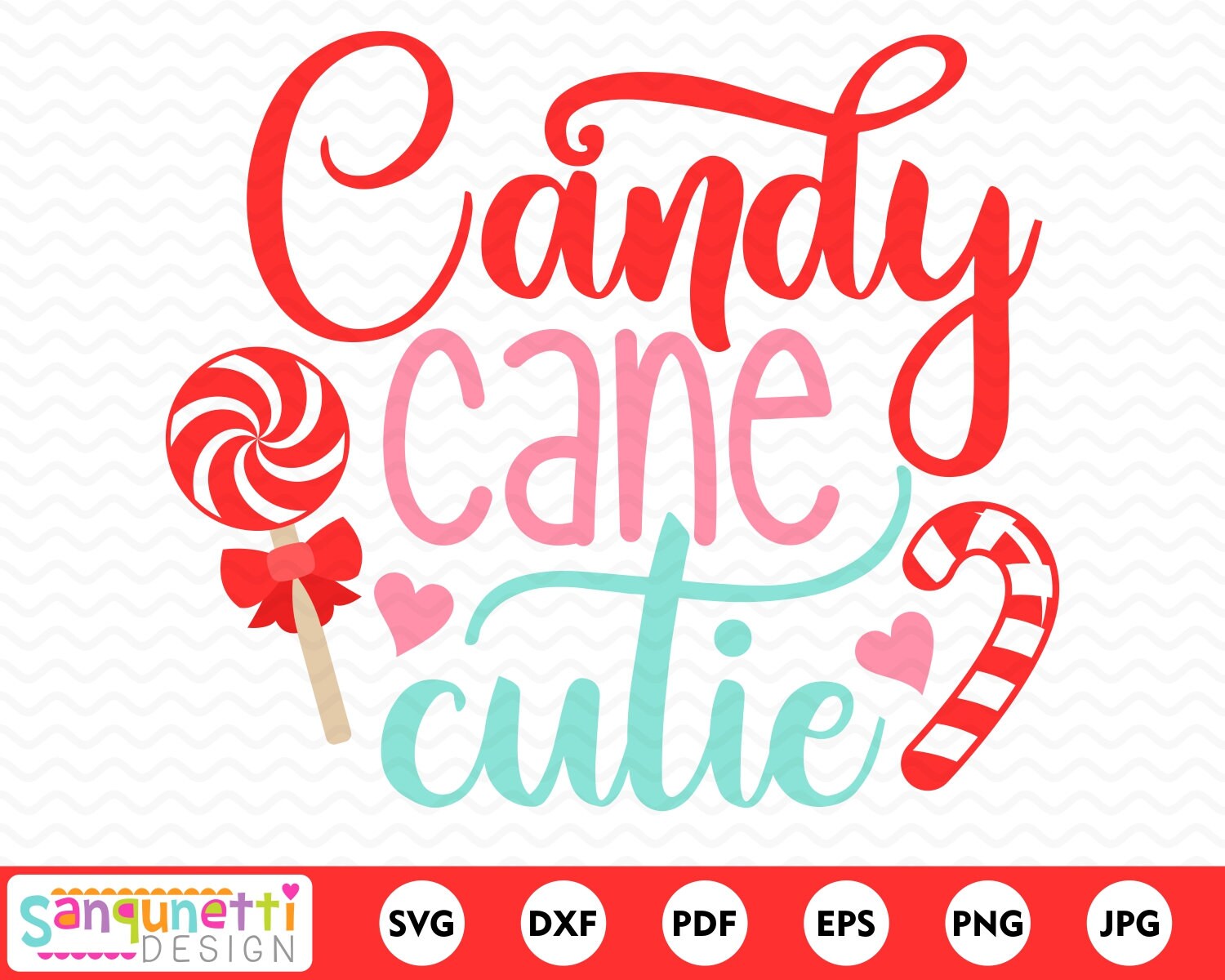 Candy Cane Cutie Christmas SVG Cutting file for silhouette ...